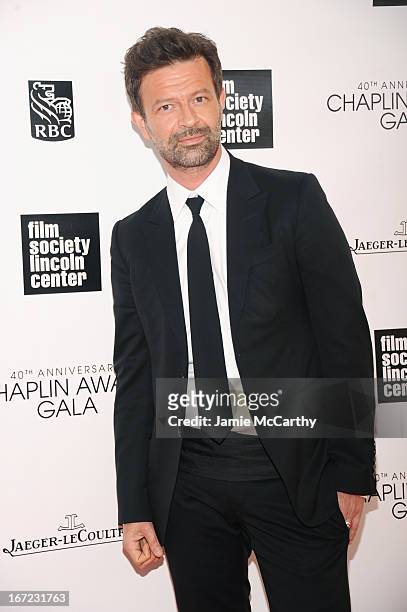 Yvan Mispelaere attends the 40th Anniversary Chaplin Award Gala at Avery Fisher Hall at Lincoln Center for the Performing Arts on April 22, 2013 in...