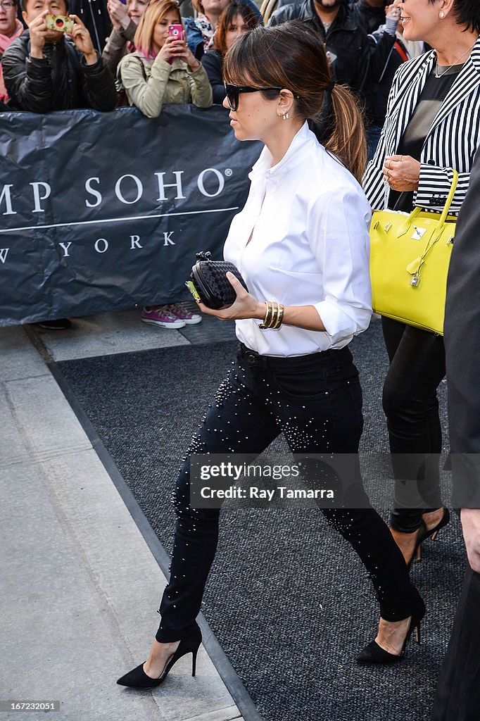 Celebrity Sightings In New York City - April 22, 2013