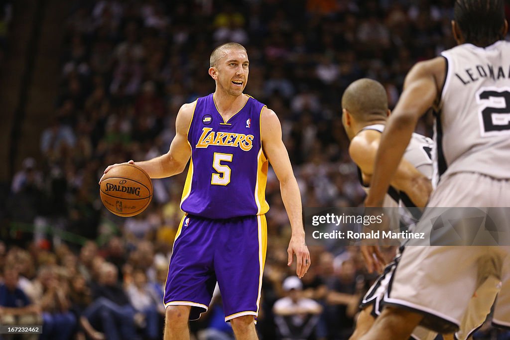 Los Angeles Lakers v San Antonio Spurs - Game One