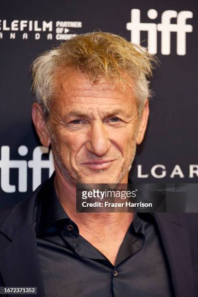 Sean Penn attends the "Daddio" premiere during the 2023 Toronto International Film Festival at TIFF Bell Lightbox on September 10, 2023 in Toronto,...