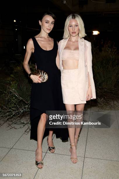 Mary Leest and Meredith Duxbury attend the Jason Wu Collection fashion show during New York Fashion Week The Shows on September 10, 2023 in New York...