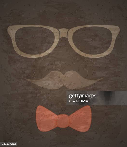 hipster accessories - rice paper stock illustrations