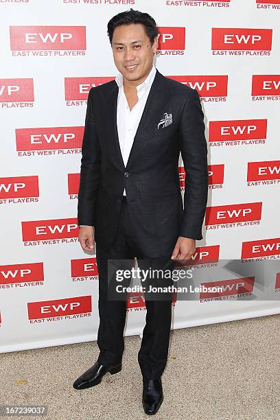 Jon M. Chu attends the "Spirited Away" East West Players 47th anniversary Visionary Awards fundraiser dinner and silent auction at Hilton Universal...