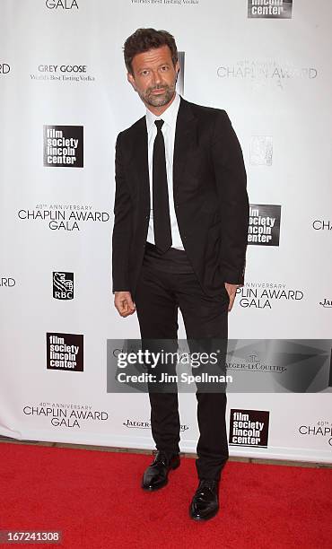 Yvan Mispelaere attends the 40th Anniversary Chaplin Award Gala at Avery Fisher Hall at Lincoln Center for the Performing Arts on April 22, 2013 in...