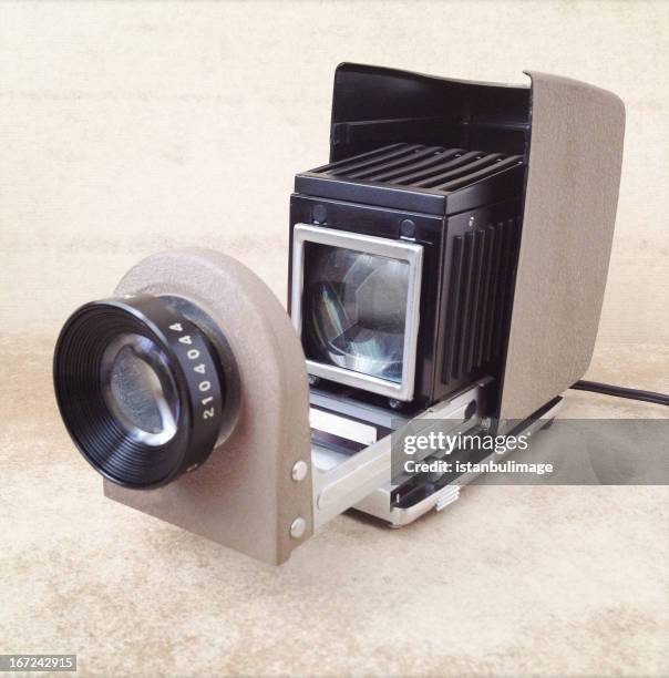old slide projection - slide projector stock pictures, royalty-free photos & images