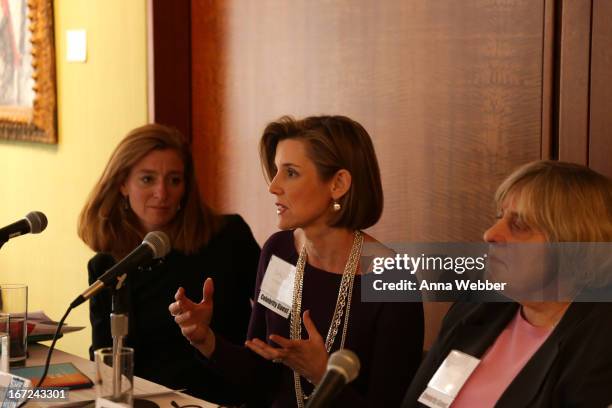 Vice President of PG&E Melissa Lavinson, Former President of Global Wealth and Investment Management Bank of America Sallie Krawcheck and National...