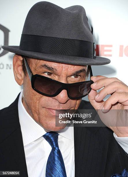 Robert Davi arrives at the "The Iceman" - Los Angeles Premiere on April 22, 2013 in Hollywood, California.