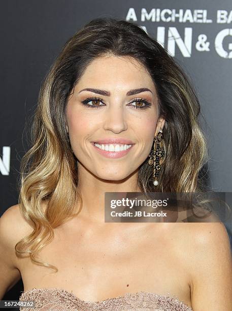 Yolanthe Cabau attends the 'Pain & Gain' Los Angeles Premiere held at TCL Chinese Theatre on April 22, 2013 in Hollywood, California.