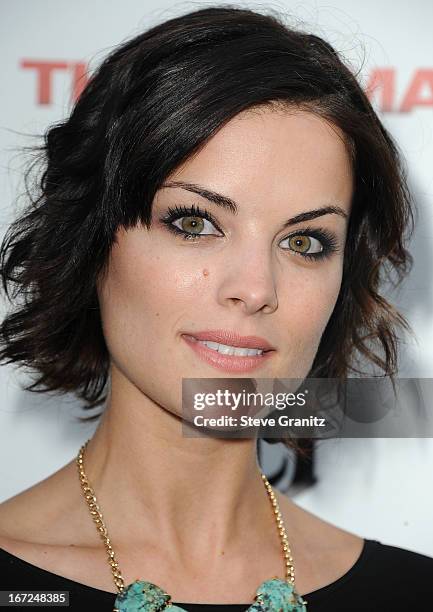 Jaimie Alexander arrives at the "The Iceman" - Los Angeles Premiere on April 22, 2013 in Hollywood, California.