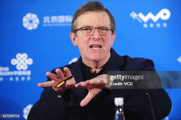 Director Mike Newell attends 'Great Expectations' press conference during the 3rd Beijing International Film Festival at China National Convention...