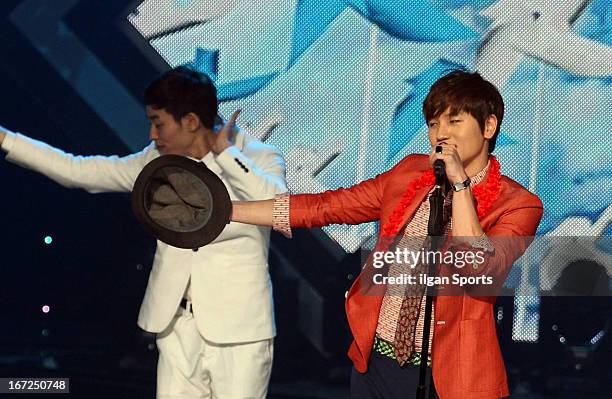 Will performs onstage during the 'Show! Music Core' Live at MBC Ilsan Dream Center on April 20, 2013 in Seoul, South Korea.