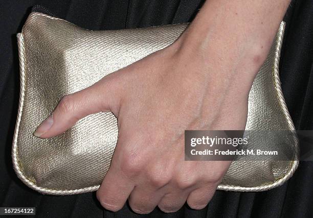 Hana Nitsche attends the premiere of Paramount Pictures' "Pain & Gain" at the TCL Chinese Theatre on April 22, 2013 in Hollywood, California.