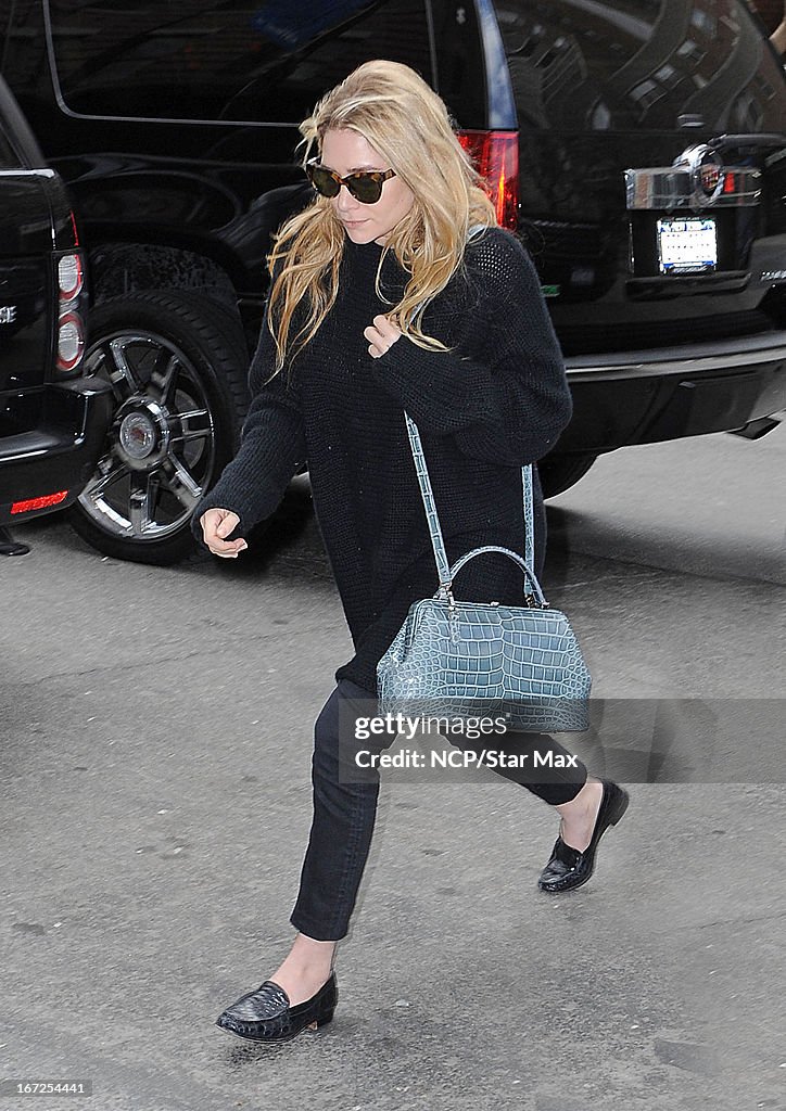 Celebrity Sightings In New York - April 22, 2013