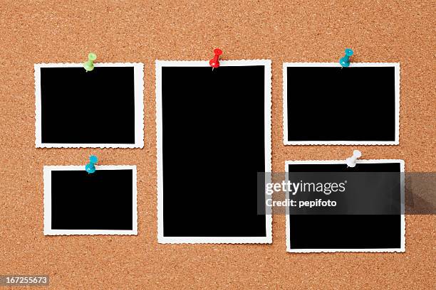 old picture frames - bulletin stock pictures, royalty-free photos & images