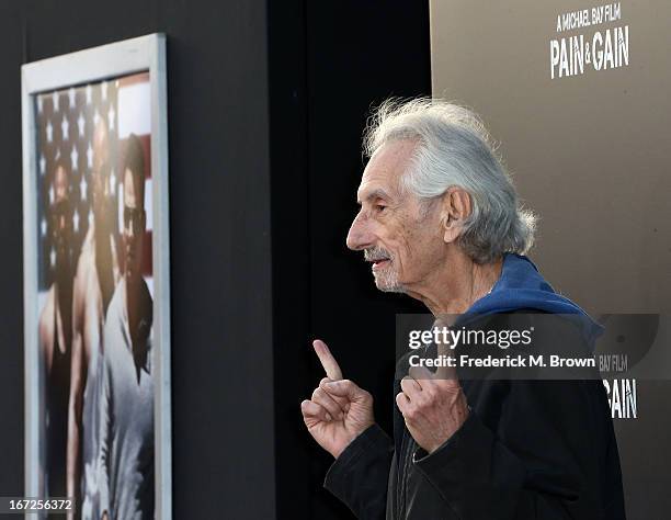 Larry Hankin attends the premiere of Paramount Pictures' "Pain & Gain" at the TCL Chinese Theatre on April 22, 2013 in Hollywood, California.