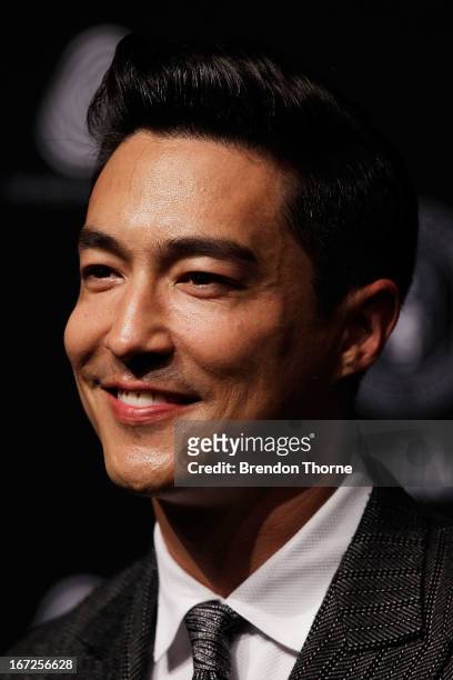 Daniel Henney arrives for the 50th Anniversary Wool Awards at the Royal Hall of Industries, Moore Park on April 23, 2013 in Sydney, Australia.