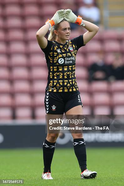 Caty Rendell Kayla Rendell of Southampton FC during the Barclays FA Women's... News ...