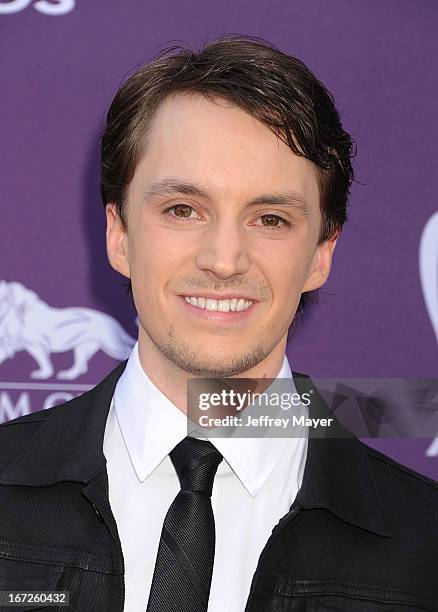 Greg Bates arrives at the 48th Annual Academy of Country Music Awards at the MGM Grand Garden Arena on April 7, 2013 in Las Vegas, Nevada.