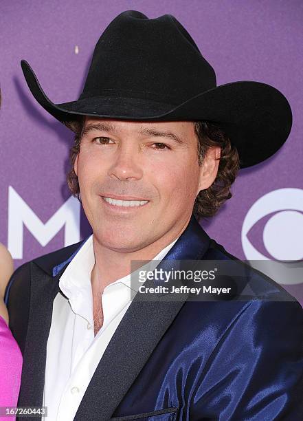 Clay Walker arrives at the 48th Annual Academy of Country Music Awards at the MGM Grand Garden Arena on April 7, 2013 in Las Vegas, Nevada.