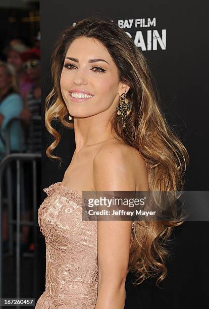 Actress Yolanthe Cabau attends the 'Pain & Gain' premiere held at TCL Chinese Theatre on April 22, 2013 in Hollywood, California.
