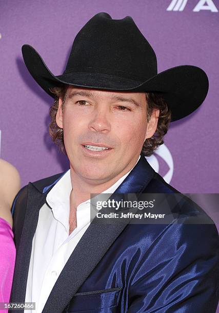 Clay Walker arrives at the 48th Annual Academy of Country Music Awards at the MGM Grand Garden Arena on April 7, 2013 in Las Vegas, Nevada.