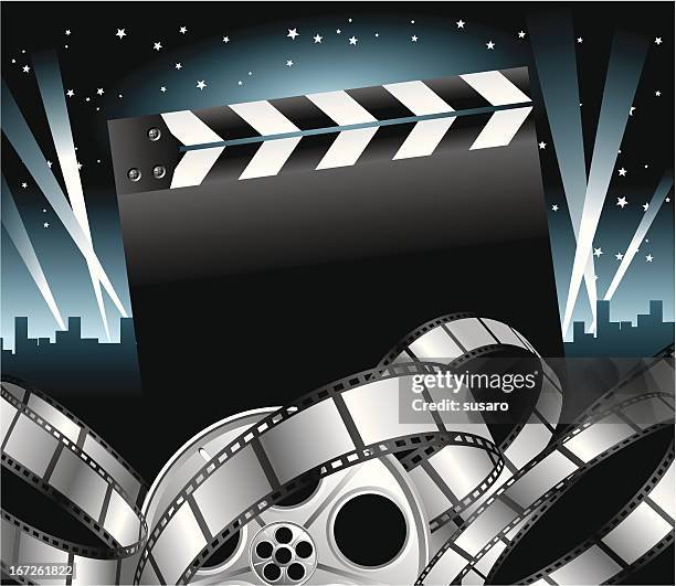 movie stars - hollywood california stock illustrations