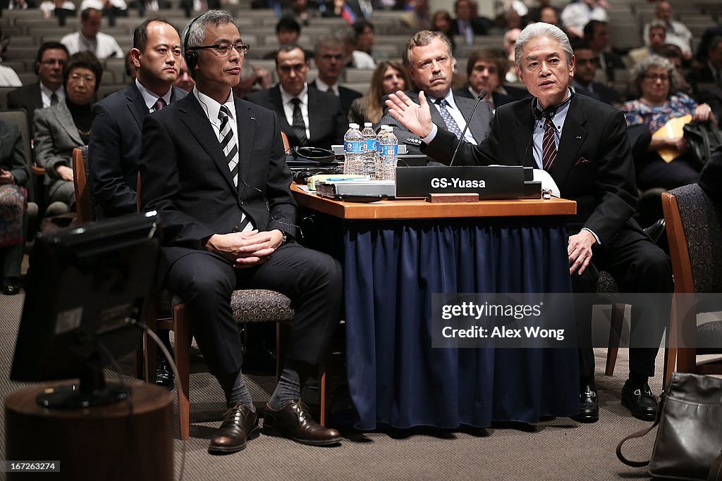 The NTSB Holds Two Day Investigative Hearing On Boeing 787 Battery Fire