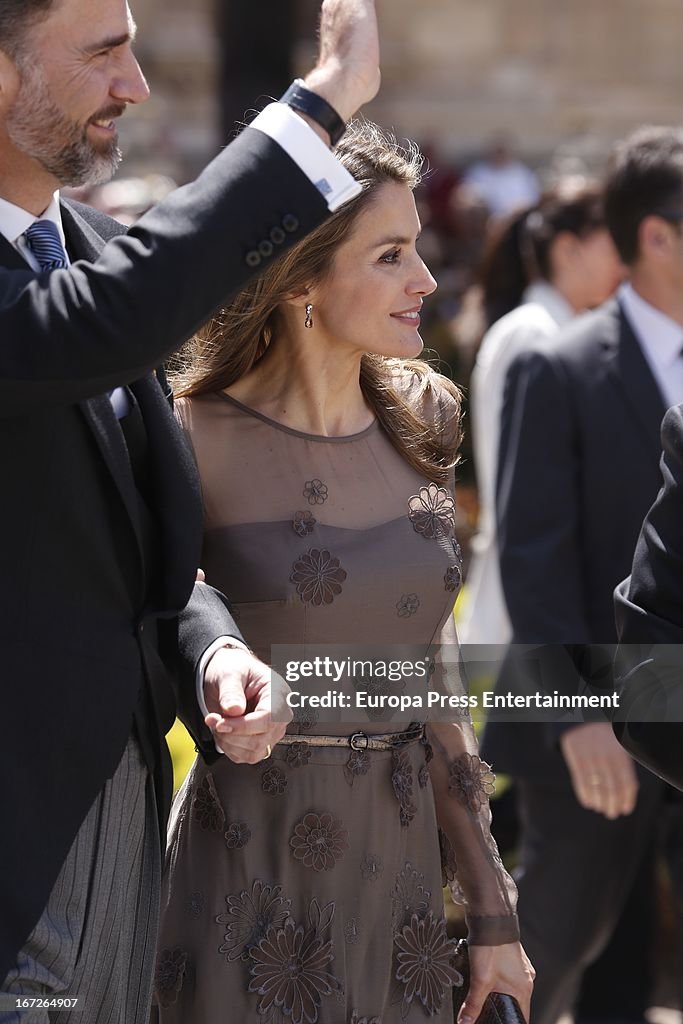 Spanish Royals Host 'Cervantes Awards 2013' Lunch in Madrid