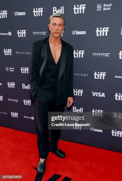 Federico Bernardeschi attends the "Next Goal Wins" Premiere during the 2023 Toronto International Film Festival at Princess of Wales Theatre on...