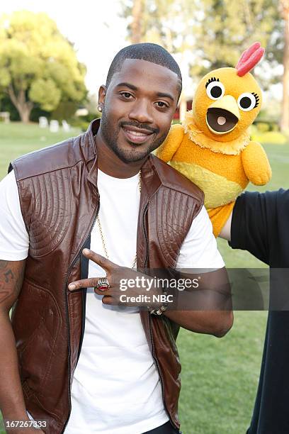 NBCUniversal Summer Press Day 2013 -- "Cocktail Party" -- Pictured: Ray J "Bad Girls All Star Battle" Oxygen, Chica the Chicken "The Chica Show"...