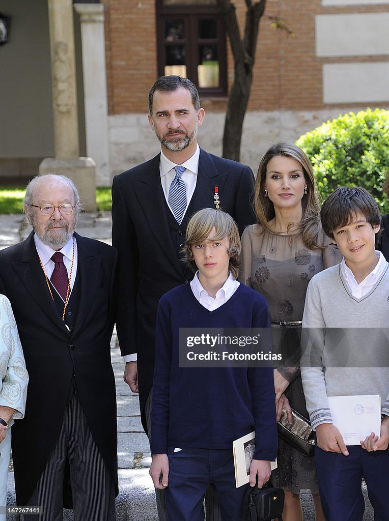Spanish Royals Attend Cervantes Awards Ceremony