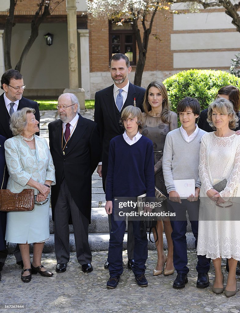 Spanish Royals Attend Cervantes Awards Ceremony