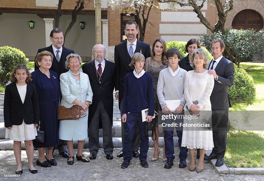 Spanish Royals Attend Cervantes Awards Ceremony