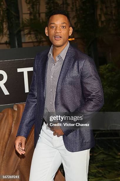 Actor Will Smith attends the "After Earth" photocall during the 5th Annual Summer Of Sony on April 23, 2013 in Cancun, Mexico.