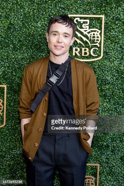 Elliot Page attends as RBC Host "Close to You" Cocktail Party at RBC House Toronto International Film Festival 2023 on September 10, 2023 in Toronto,...