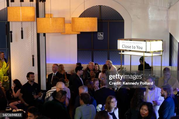 Guests attend as RBC Host "Close to You" Cocktail Party at RBC House Toronto International Film Festival 2023 on September 10, 2023 in Toronto,...