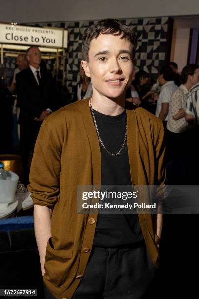 Elliot Page attends as RBC Host "Close to You" Cocktail Party at RBC House Toronto International Film Festival 2023 on September 10, 2023 in Toronto,...