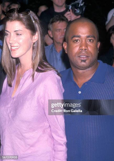 Singer Darius Rucker of Hootie & the Blowfish and wife Beth Leonard attend the "A.I. Artificial Intelligence" New York City Premiere on June 26, 2001...