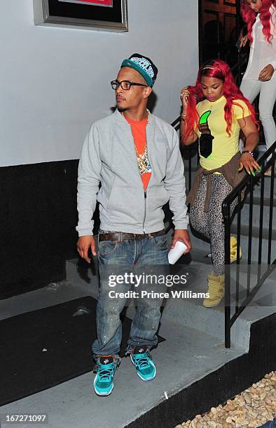 Attends a party at Magic City on April 22, 2013 in Atlanta, Georgia.