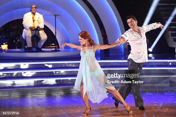 Episode 1606" - Stevie Wonder took over the ballroom as "Dancing with the Stars" devoted, for the first time, an entire evening to one artist. He...