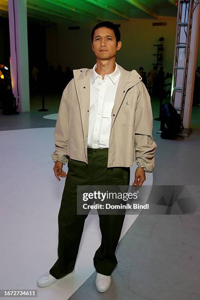 Harry Shum Jr. Attends the Adeam show during New York Fashion Week: The Shows at 548 West 22nd Street on September 10, 2023 in New York City.