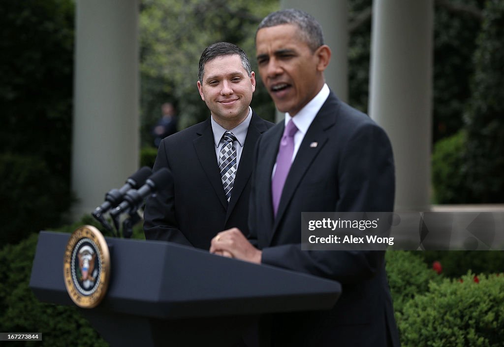 President Obama Presents Teacher Of The Year Award