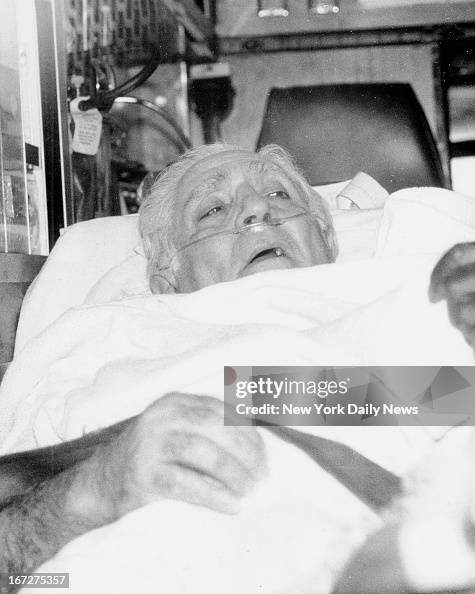 Philip Rastelli is taken by ambulance to Beekman Dowtown Hospital ...