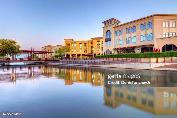 scottsdale, arizona waterfront - old town scottsdale stock pictures, royalty-free photos & images