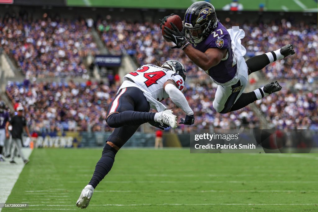 Houston Texans v Baltimore Ravens