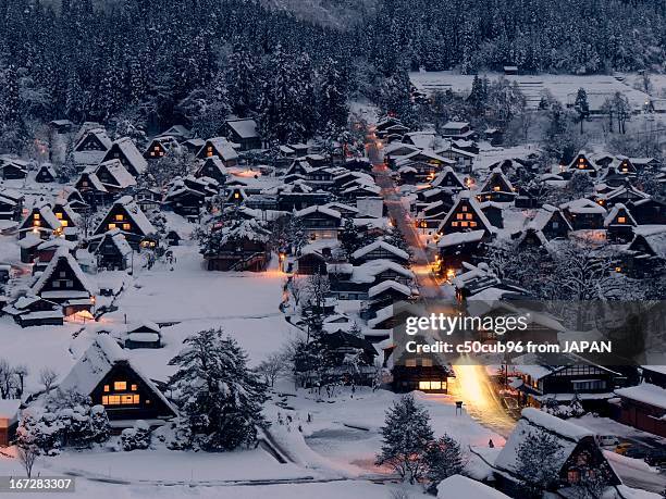 shirakawa-go - shirakawa go stock pictures, royalty-free photos & images