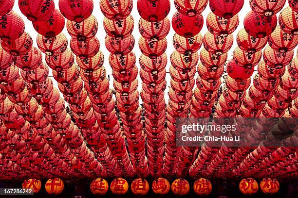 chinese lantern - taiwanese culture stockfoto's en -beelden