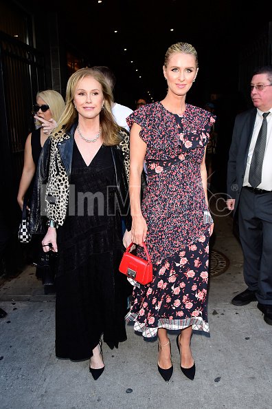Kathy Hilton and Nicky Hilton Rothschild are seen at the Phillip Lim ...