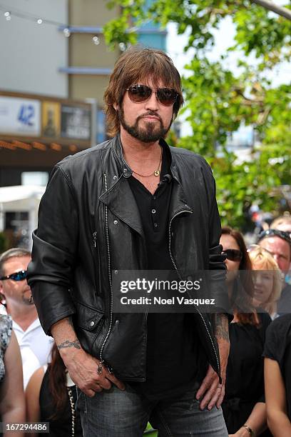 Billy Ray Cyrus visits "Extra" at The Grove on April 23, 2013 in Los Angeles, California.