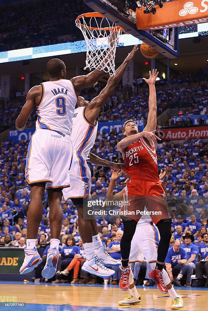 Houston Rockets v Oklahoma City Thunder - Game One